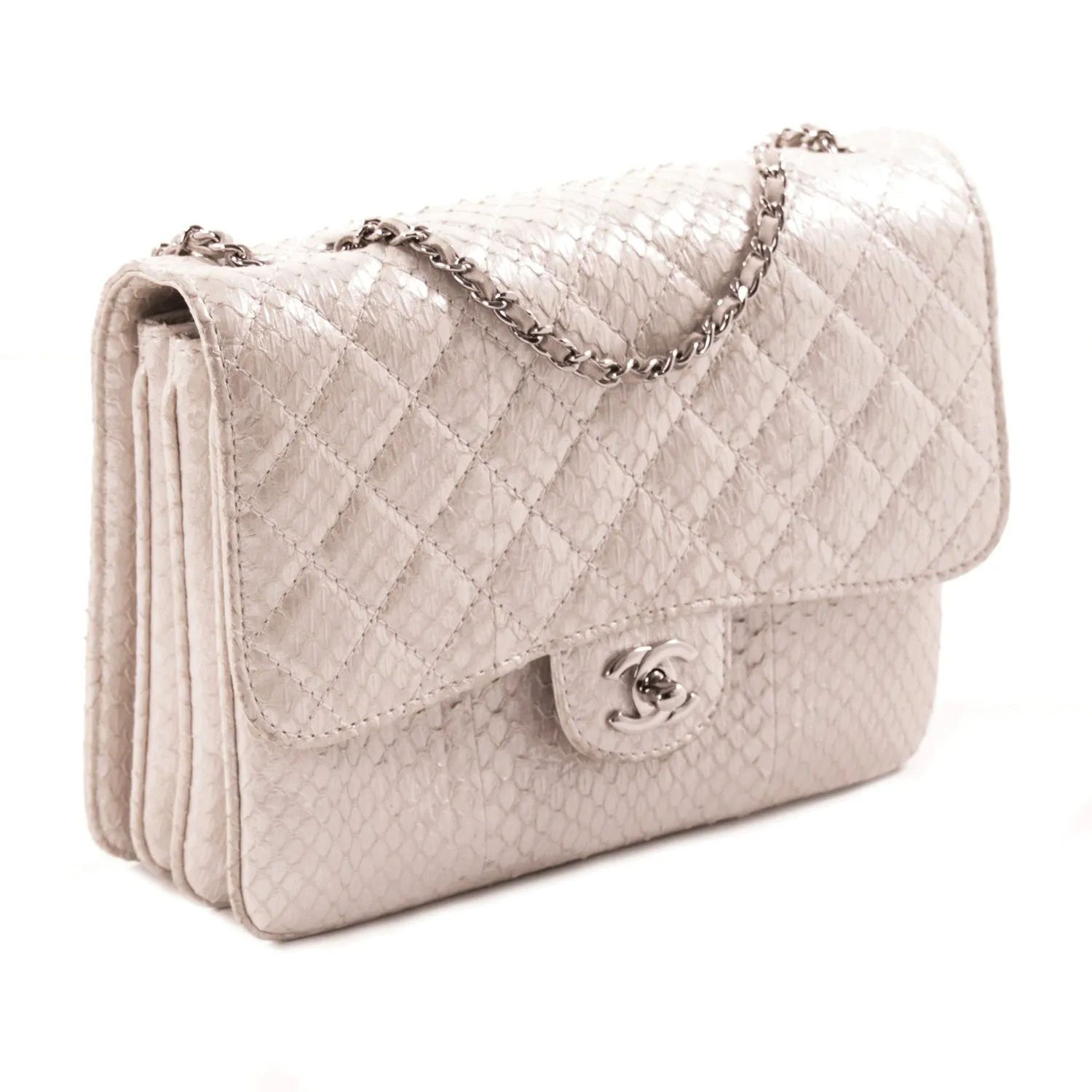 Chanel Python Mini Flap Bag