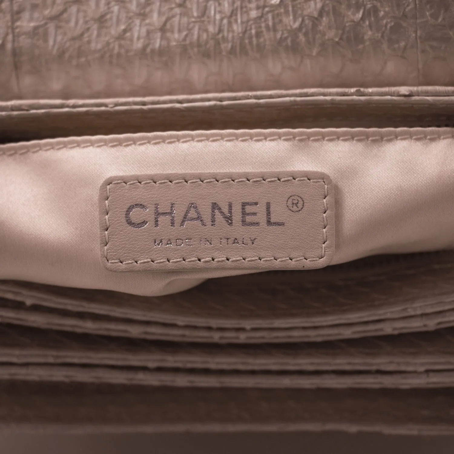 Chanel Python Mini Flap Bag