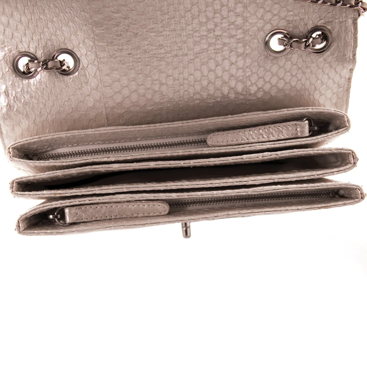 Chanel Python Mini Flap Bag