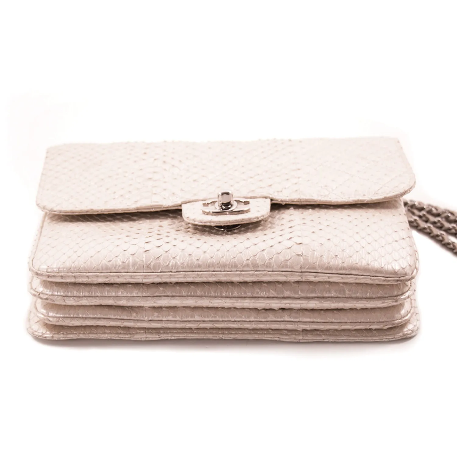 Chanel Python Mini Flap Bag