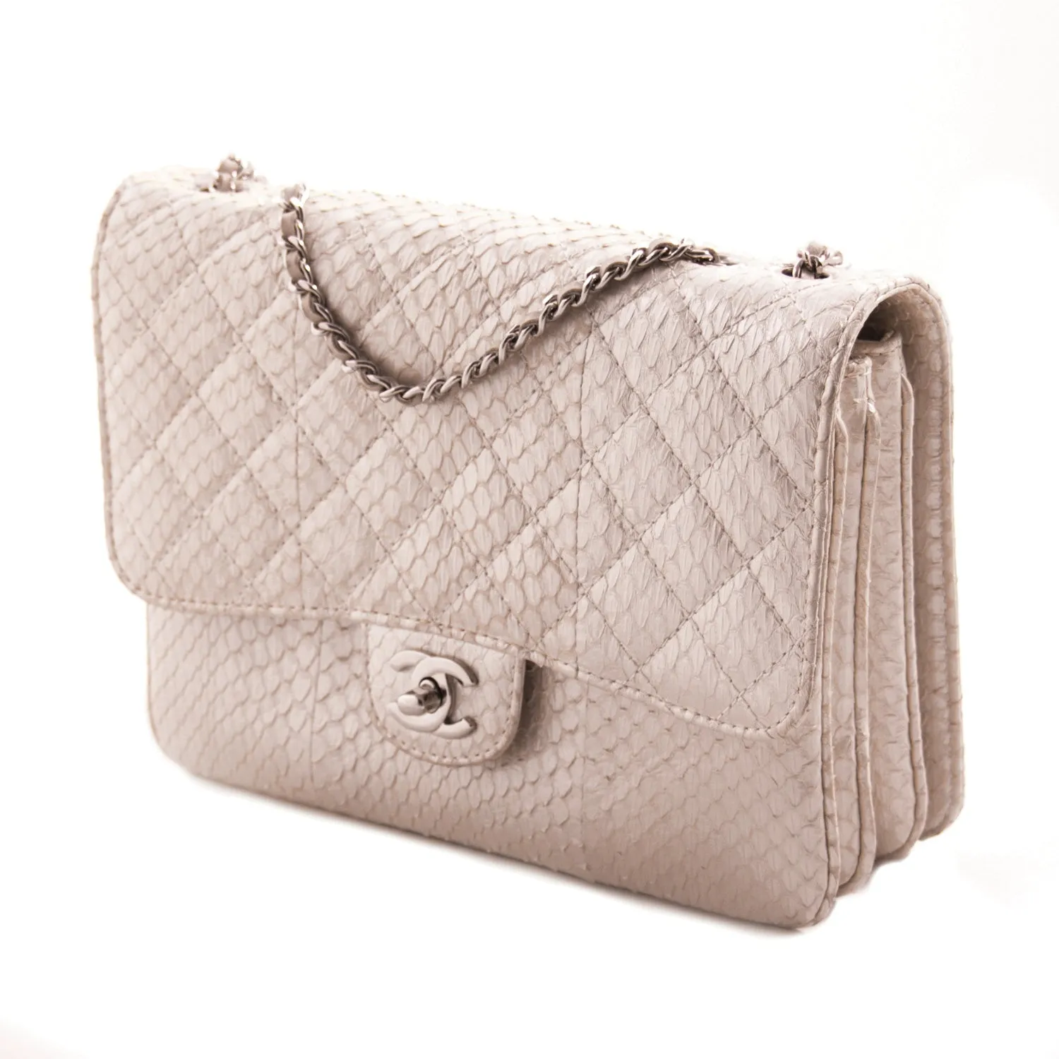 Chanel Python Mini Flap Bag
