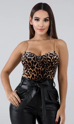 Cheetah Chain Boduysuit