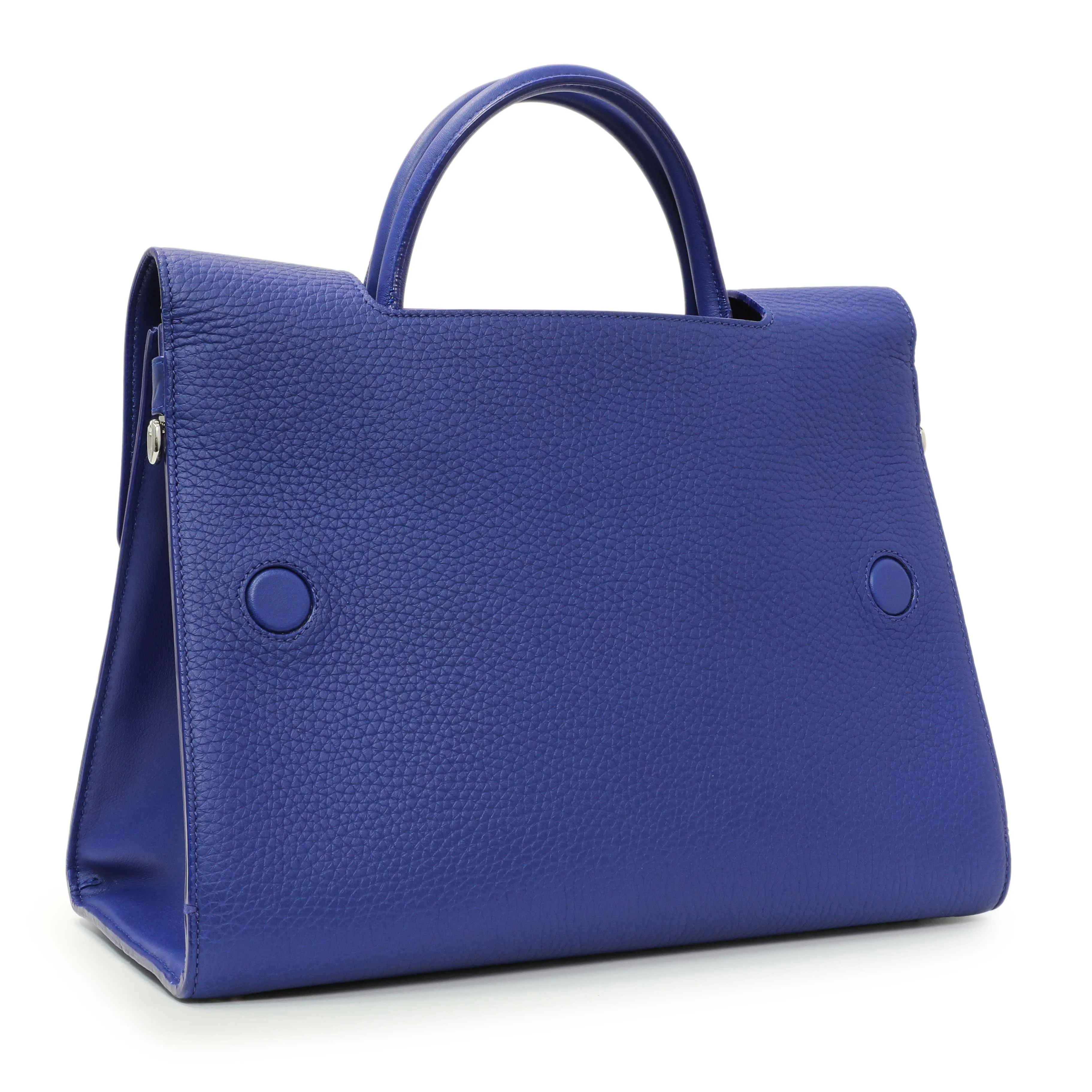 Christian Dior Blue Bullcalf Medium Diorever Flap