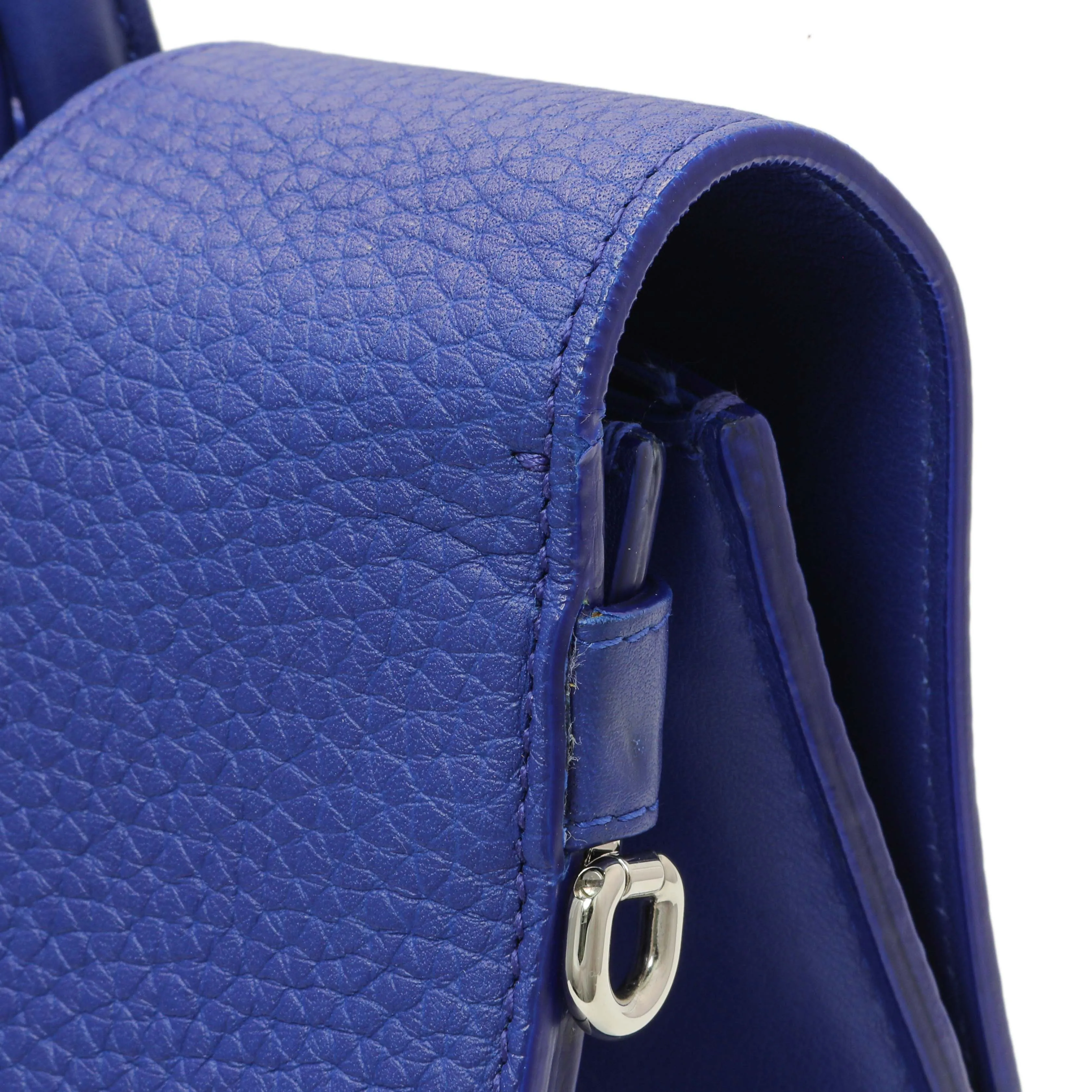 Christian Dior Blue Bullcalf Medium Diorever Flap