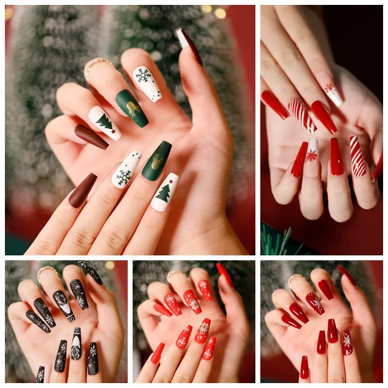 Christmas Coffin Matte Silent Night