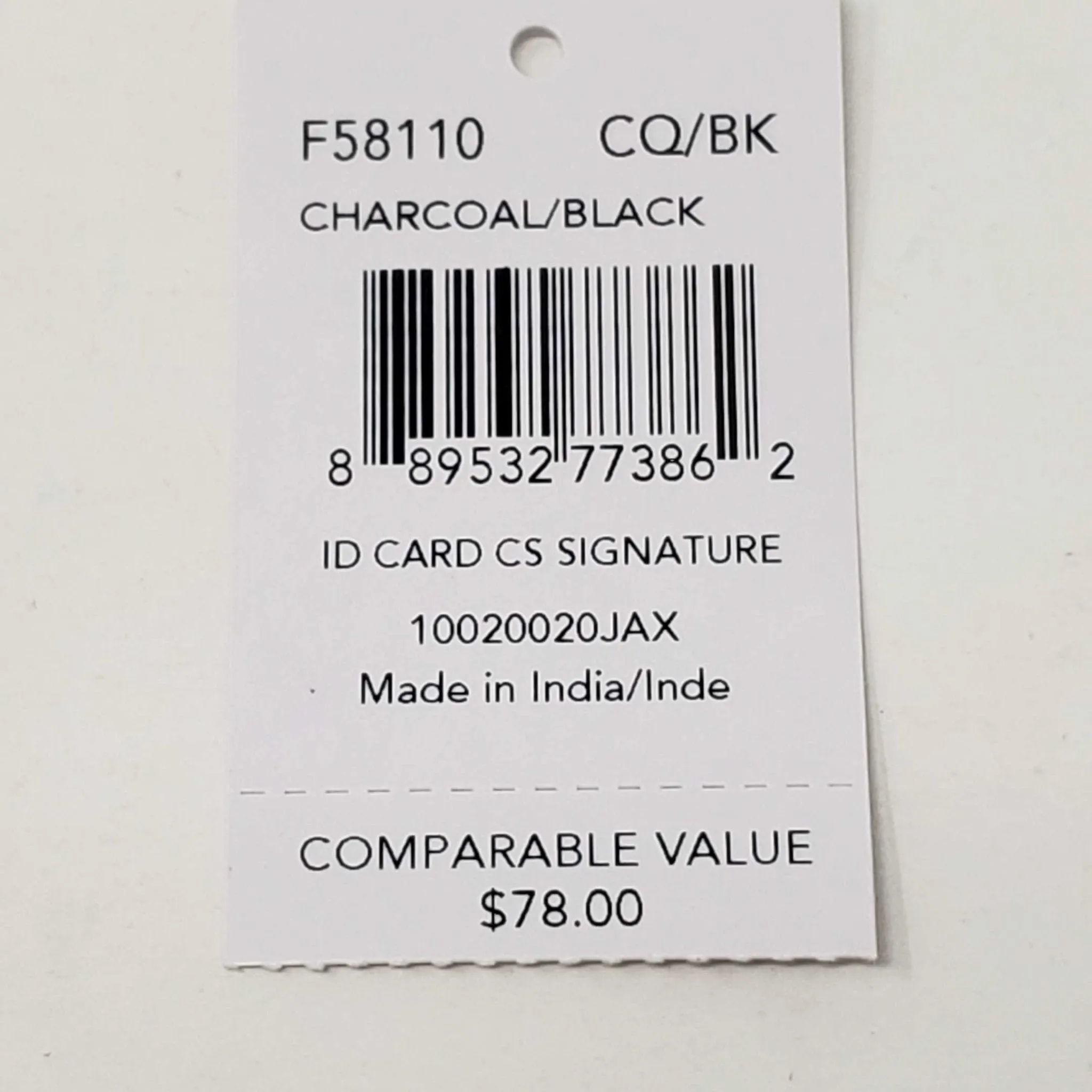 Coach ID CS Signature Card Holder
