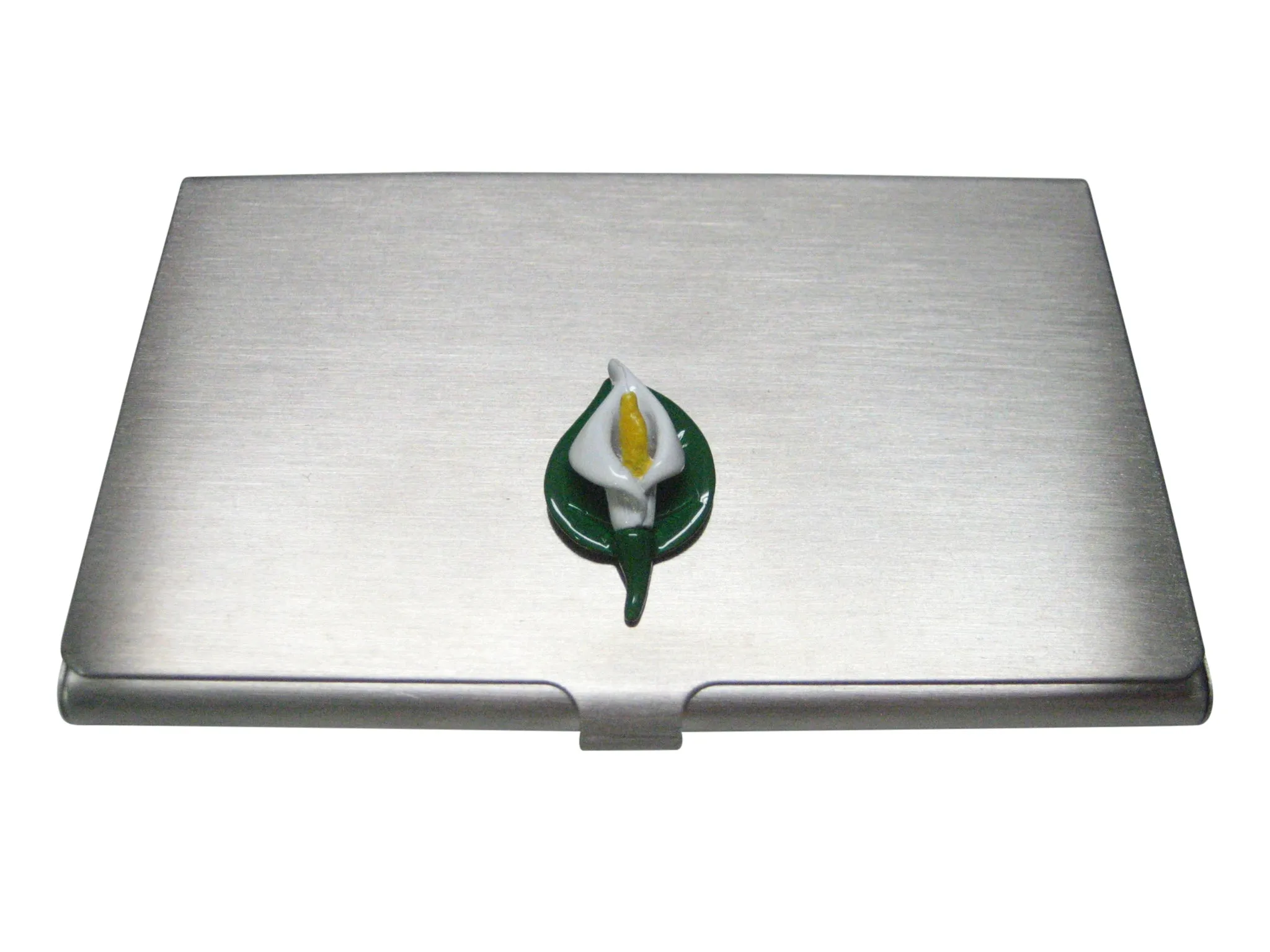 Colorful Lily Flower Business Card Holder