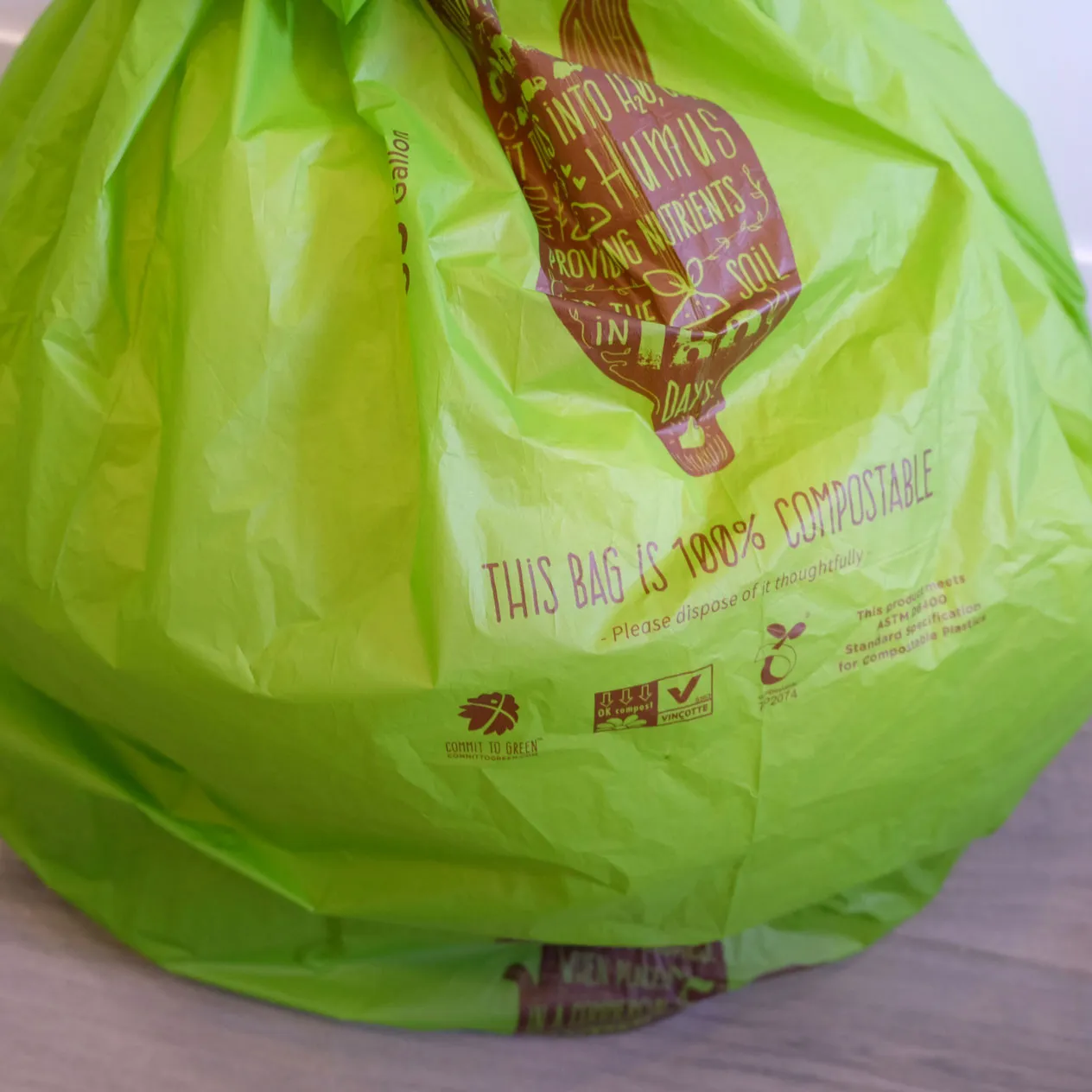 Compostable Trash Bin Liners<br>13 Gallon x3