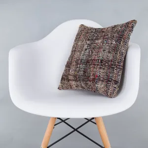 Contemporary Multiple Color Kilim Pillow Cover 16x16 7639