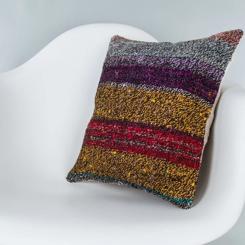 Contemporary Multiple Color Kilim Pillow Cover 16x16 7781