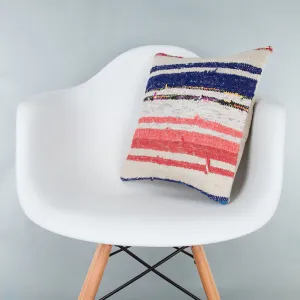 Contemporary Multiple Color Kilim Pillow Cover 16x16 8318