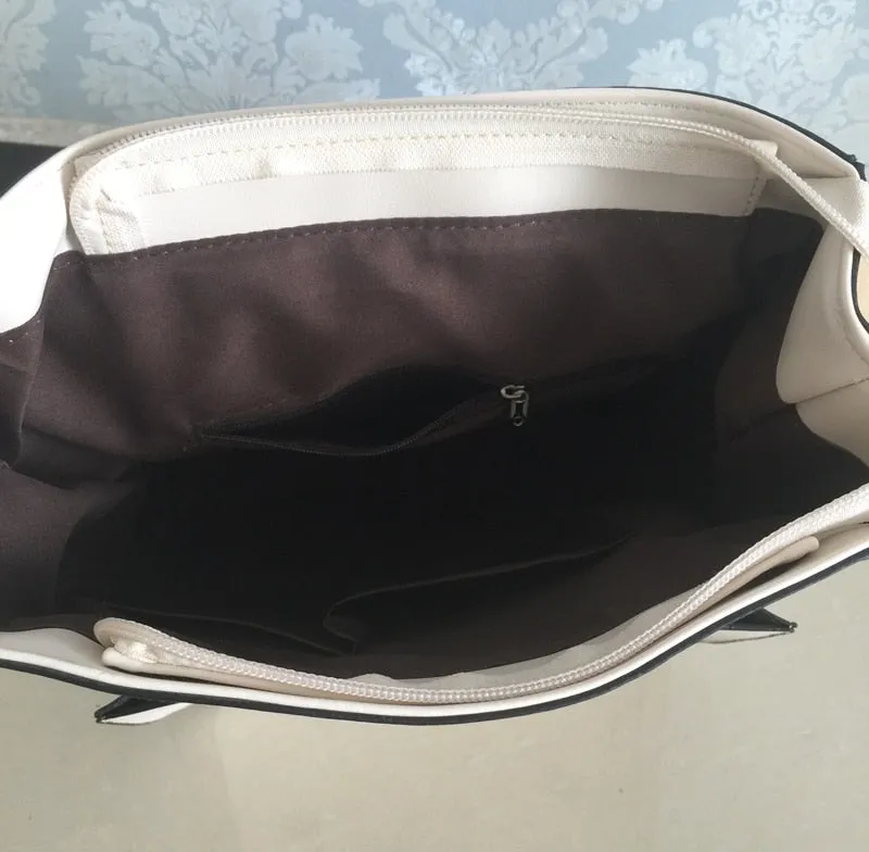 Convertible All-Seasons Vegan Leather Flap-Over Backpack Shoulder Bag