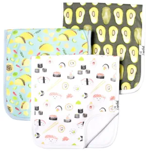 Copper Pearl Baja Premium Burp Cloth Set
