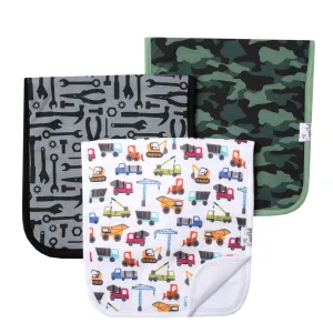 Copper Pearl - Burp Cloth (3 pack) - Diesel