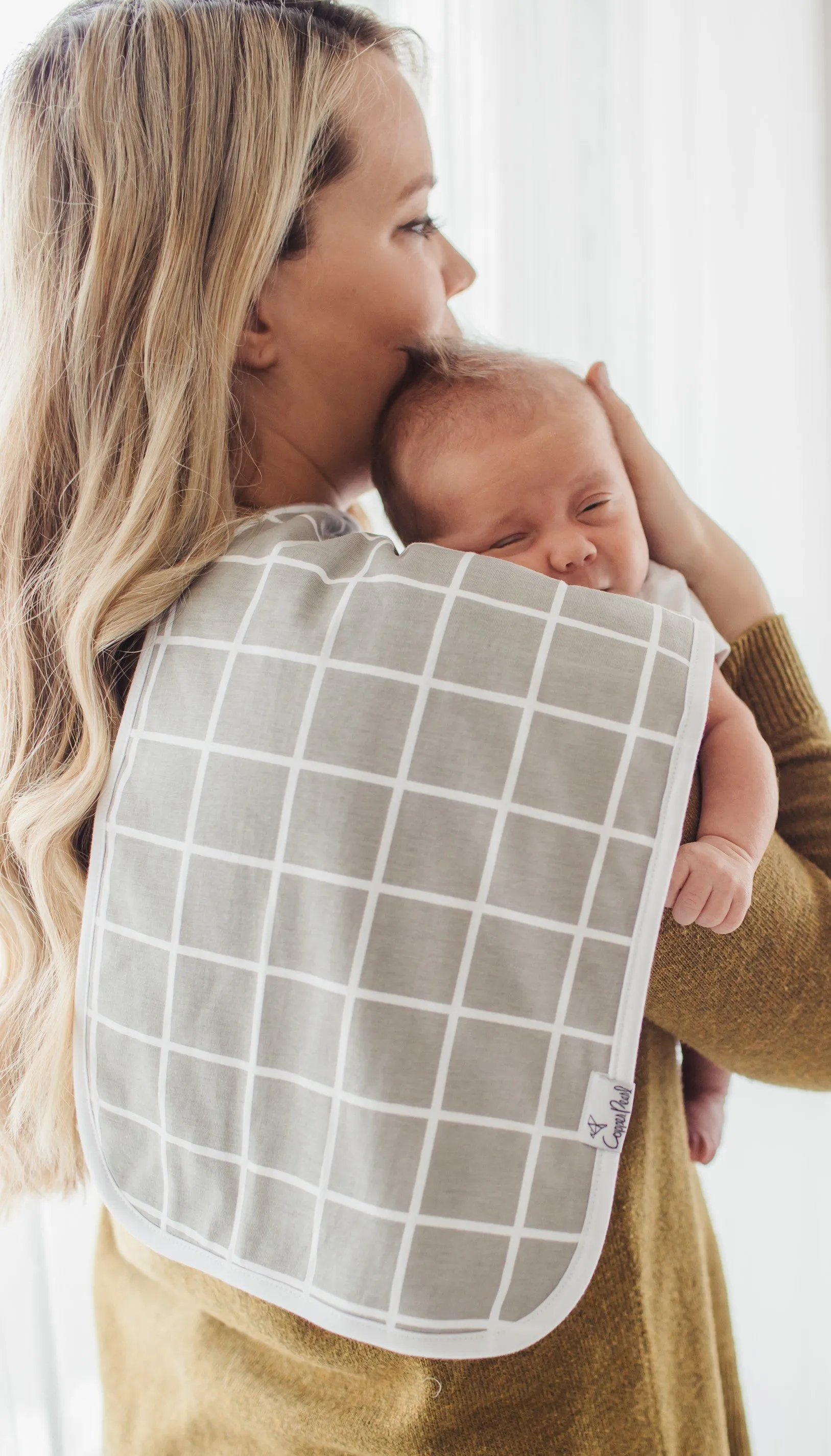 Copper Pearl Urban Premium Burp Cloth Set