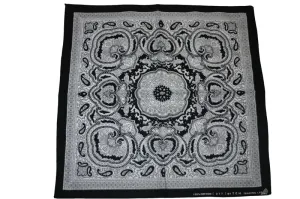 Copy of Square White Patterned Bandana