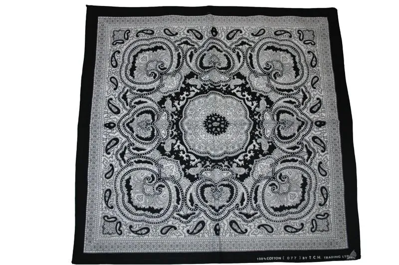 Copy of Square White Patterned Bandana