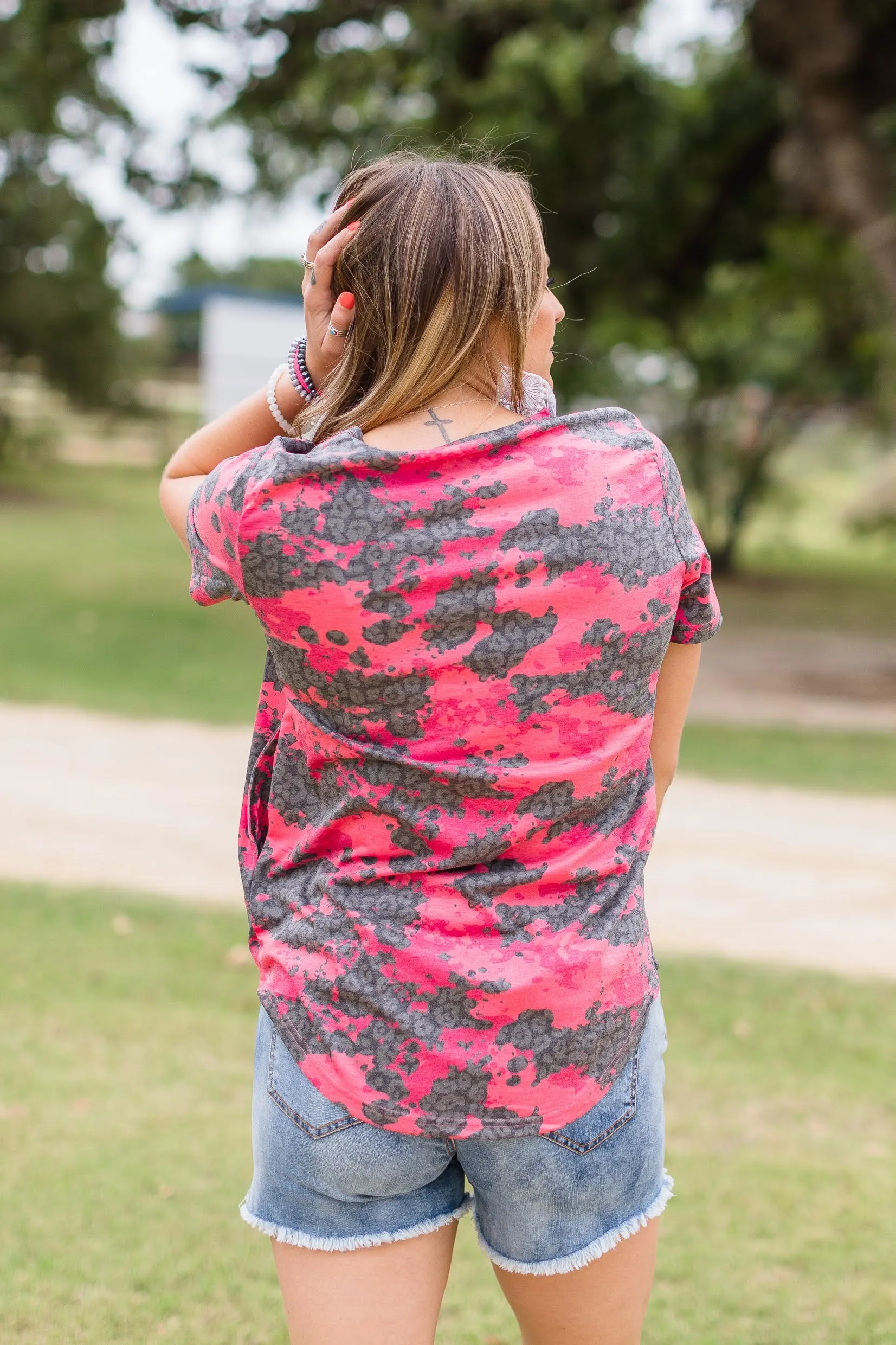 Cosmic Camo POCKET Tee