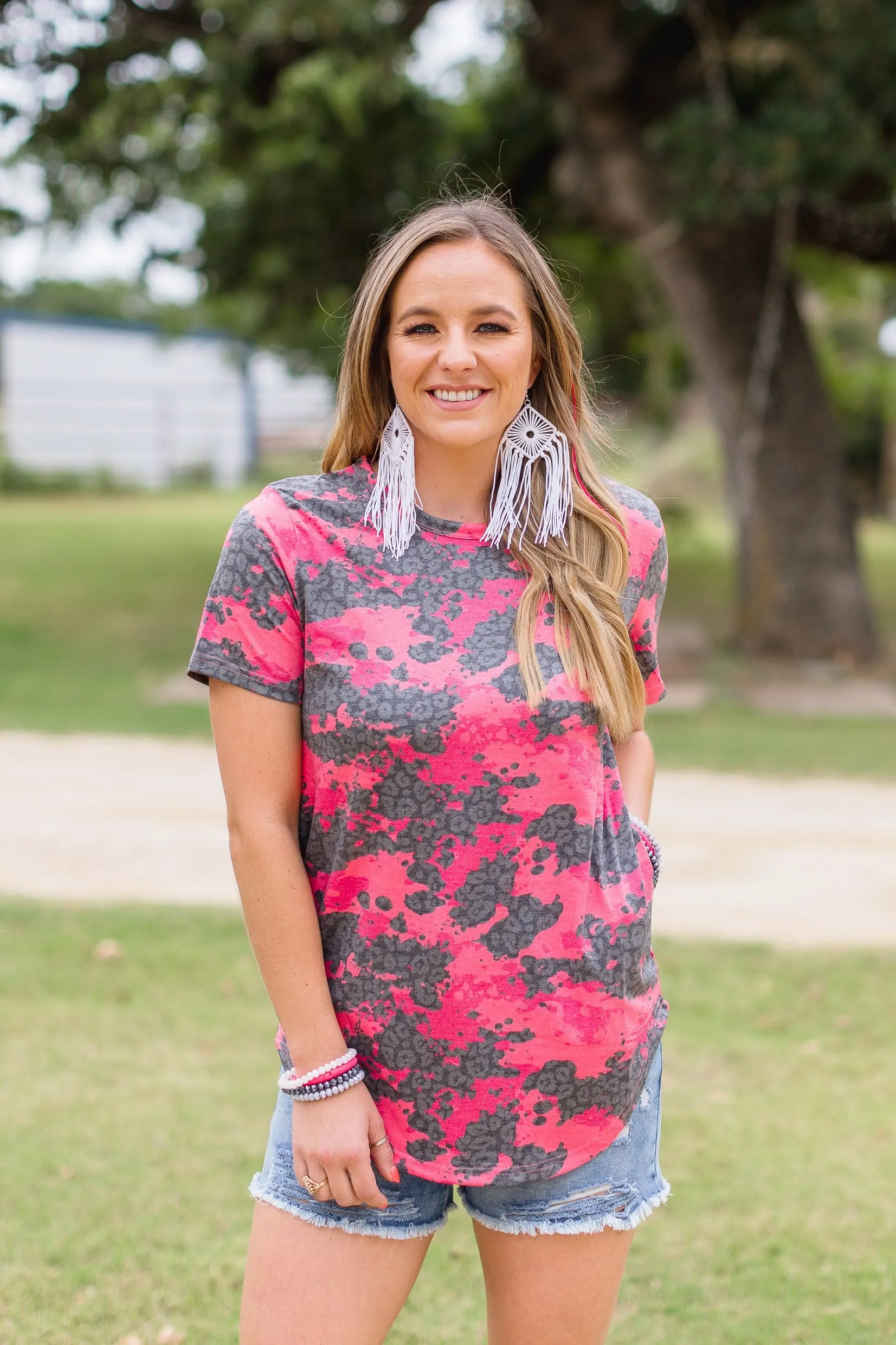 Cosmic Camo POCKET Tee
