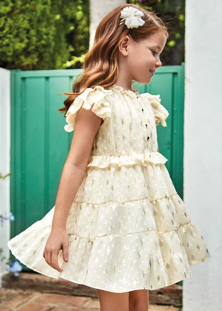 Crepe Ruffle Dress 3.927