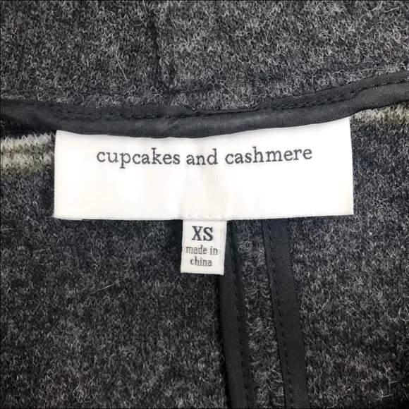 Cupcakes &amp; Cashmere Sleeveless Wool Blend Vest XS New