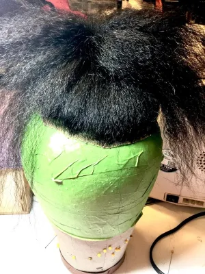 Custom Kinky Hair Closure /Topper 4x5