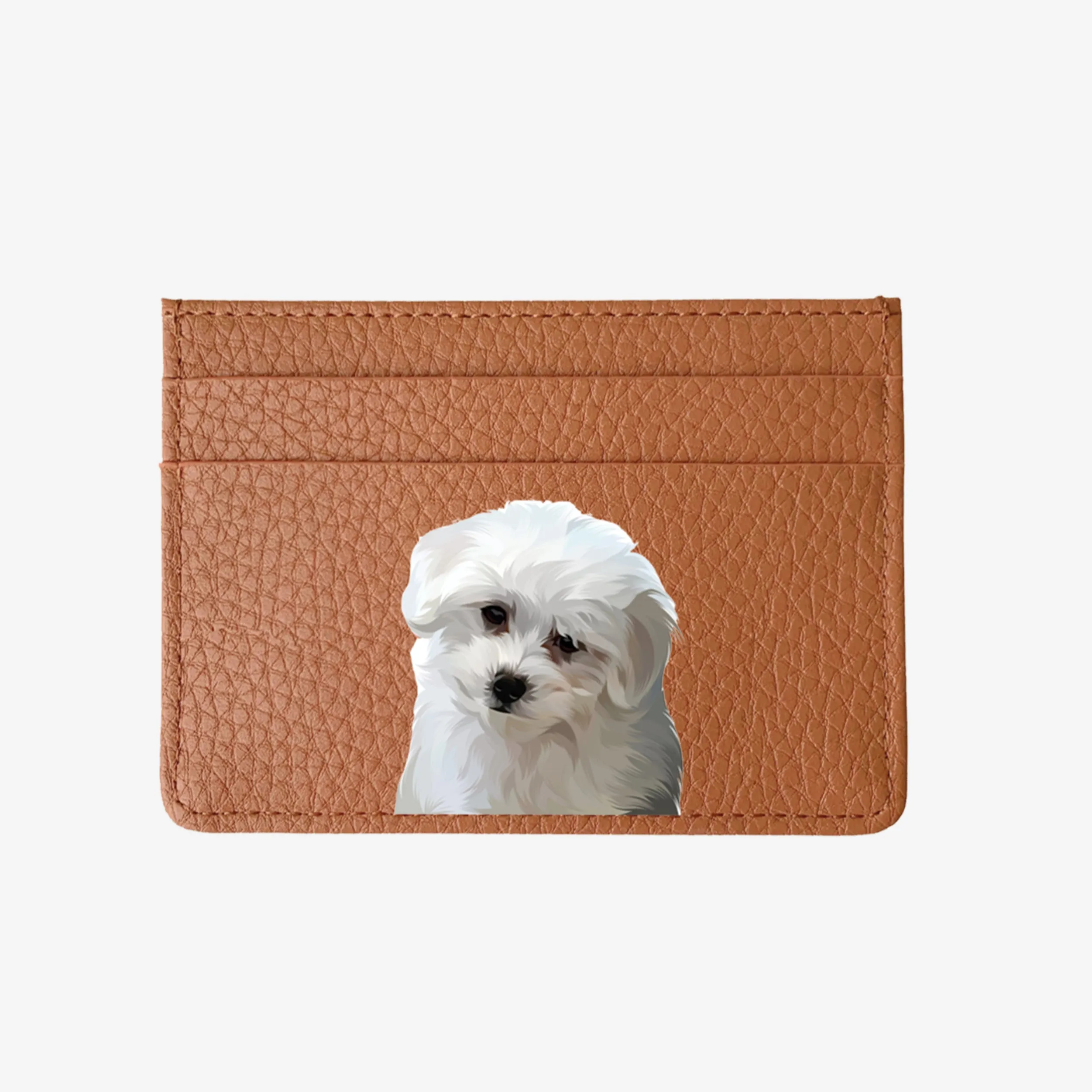 Custom Pet Portrait Card Holder