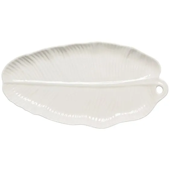 DANICA- 15" LEAFLET SERVING PLATTER