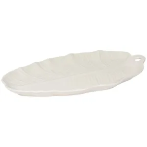 DANICA- 15" LEAFLET SERVING PLATTER