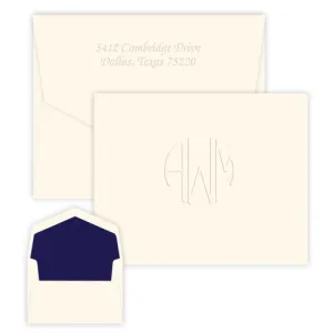Delavan Monogram Note