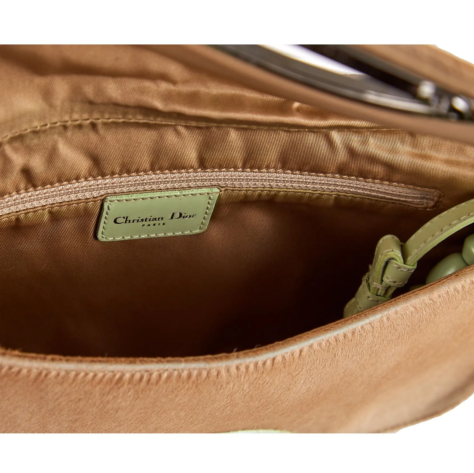 Dior Brown Calf Hair Mini Shoulder Bag