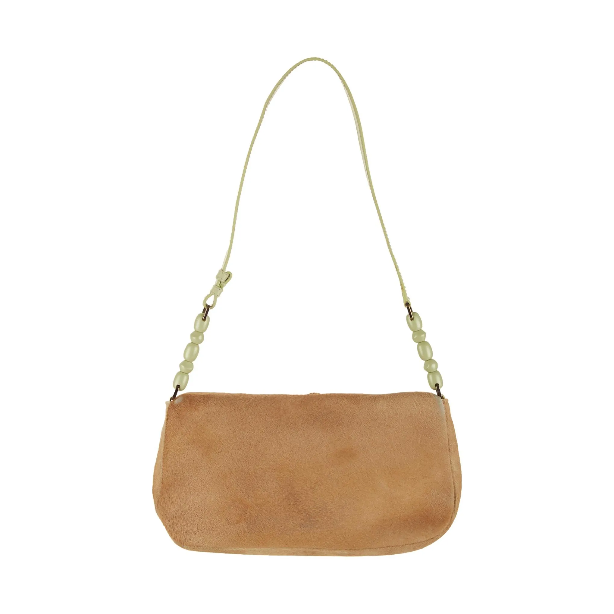 Dior Brown Calf Hair Mini Shoulder Bag