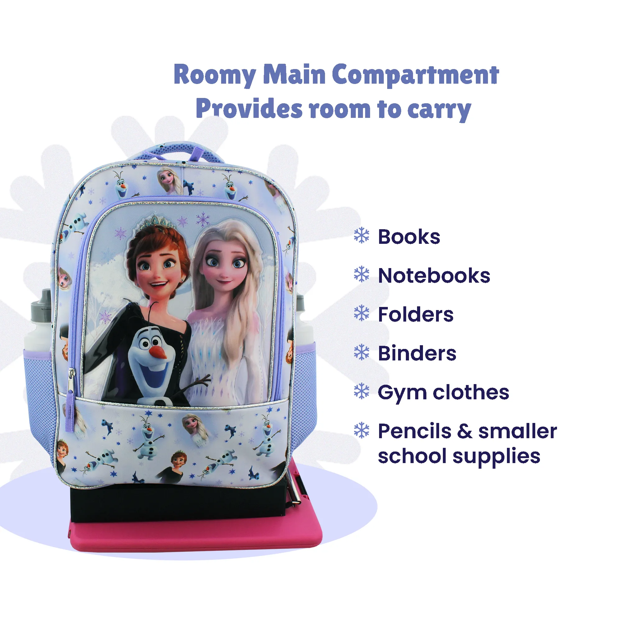 Disney Frozen 2 Elsa Anna On the Journey 16 inch Backpack