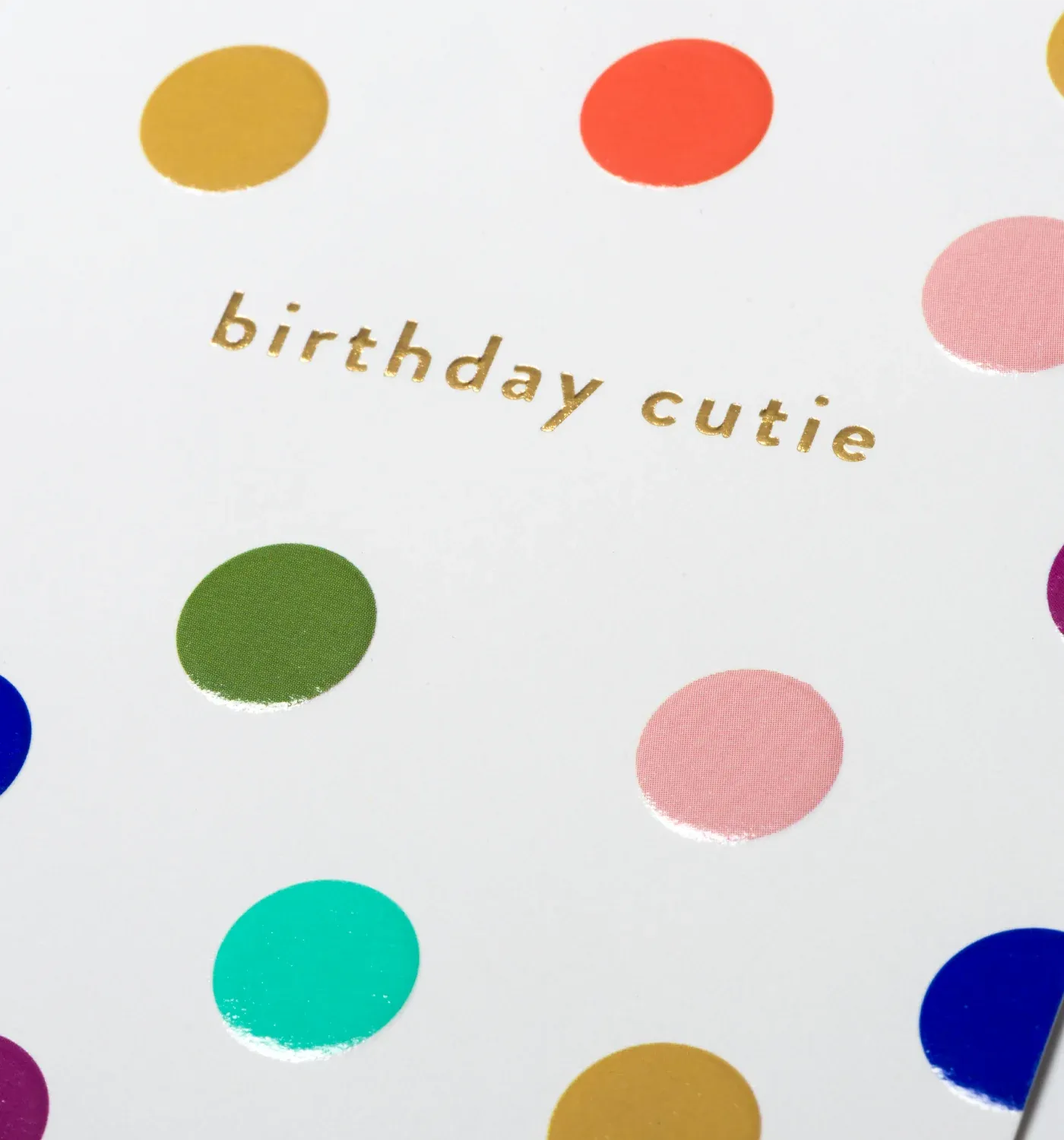 Dotty Birthday Cutie