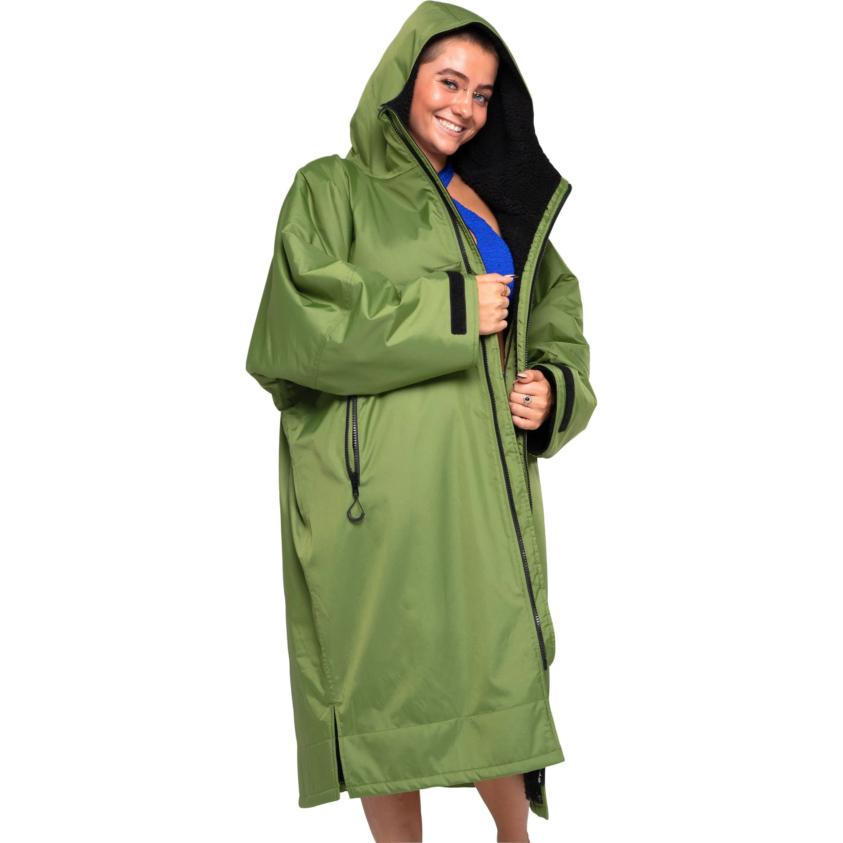 Dryrobe Advance Long Sleeve Changing Robe - Green