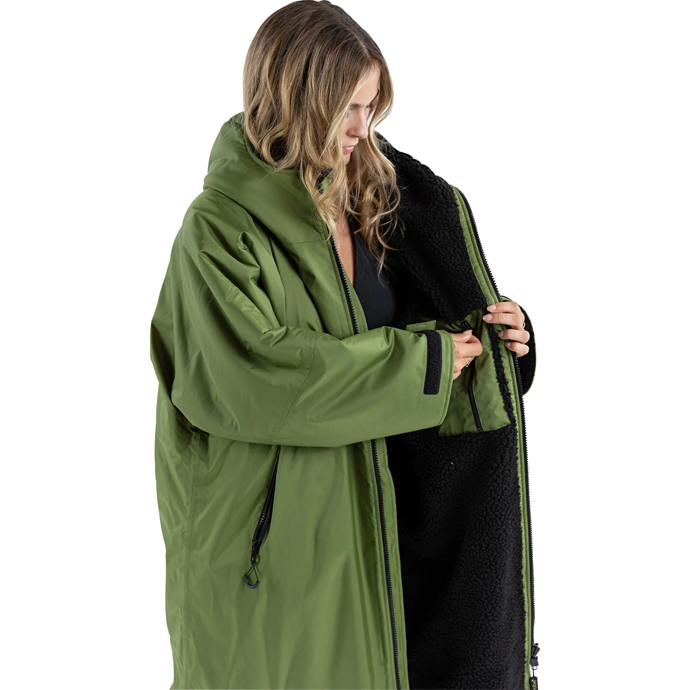 Dryrobe Advance Long Sleeve Changing Robe - Green