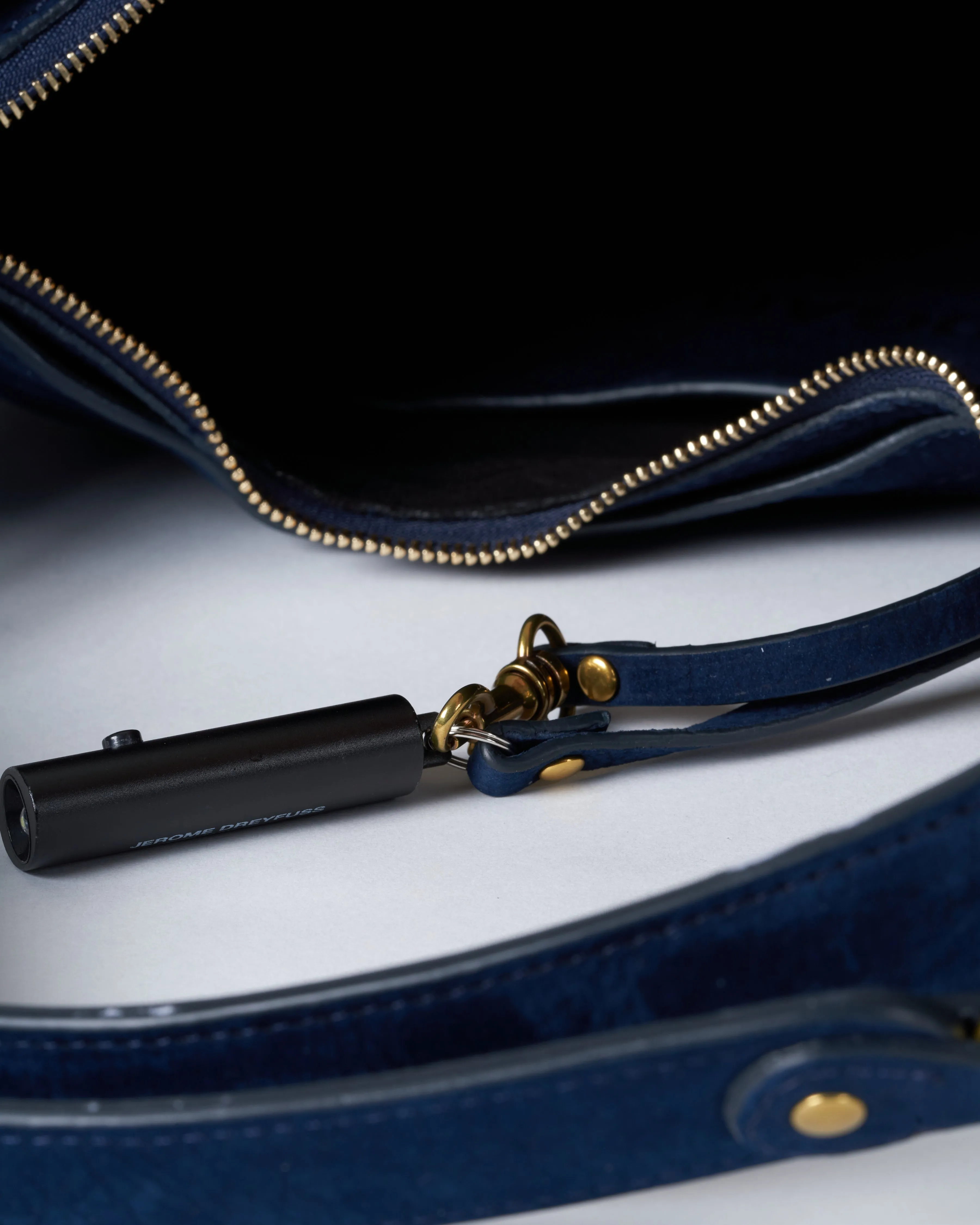 edgar bag m - marine taurillon split suede