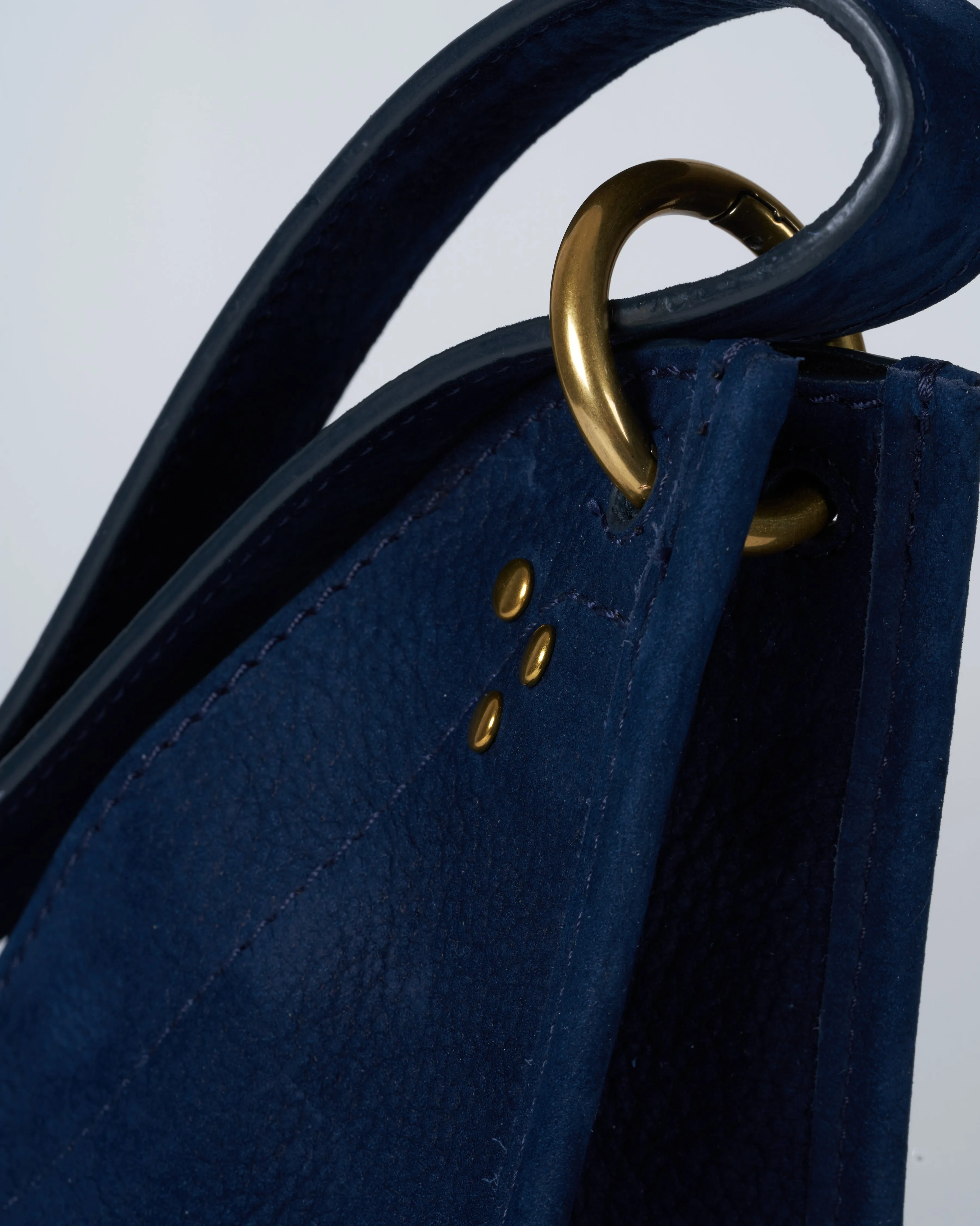 edgar bag m - marine taurillon split suede