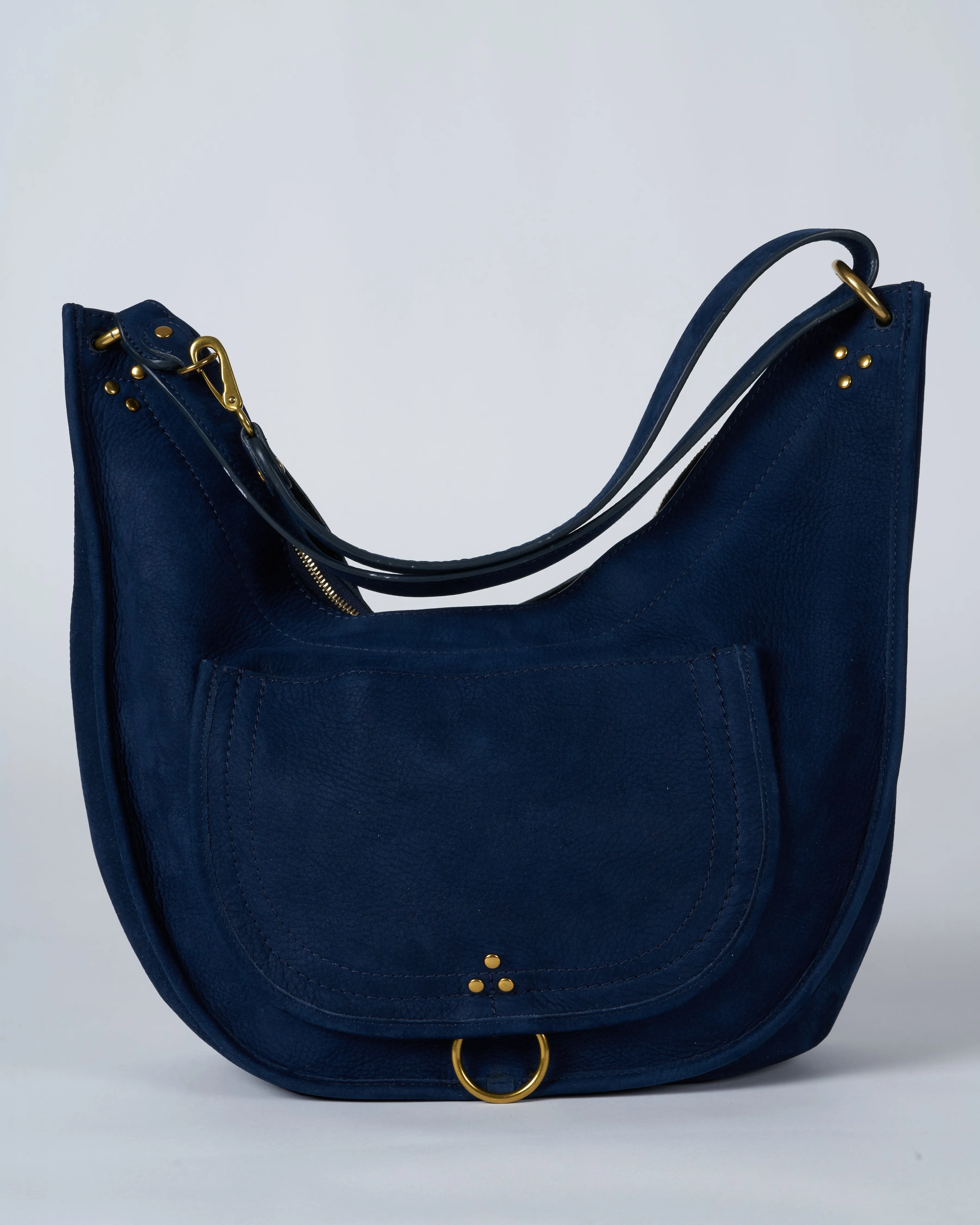edgar bag m - marine taurillon split suede