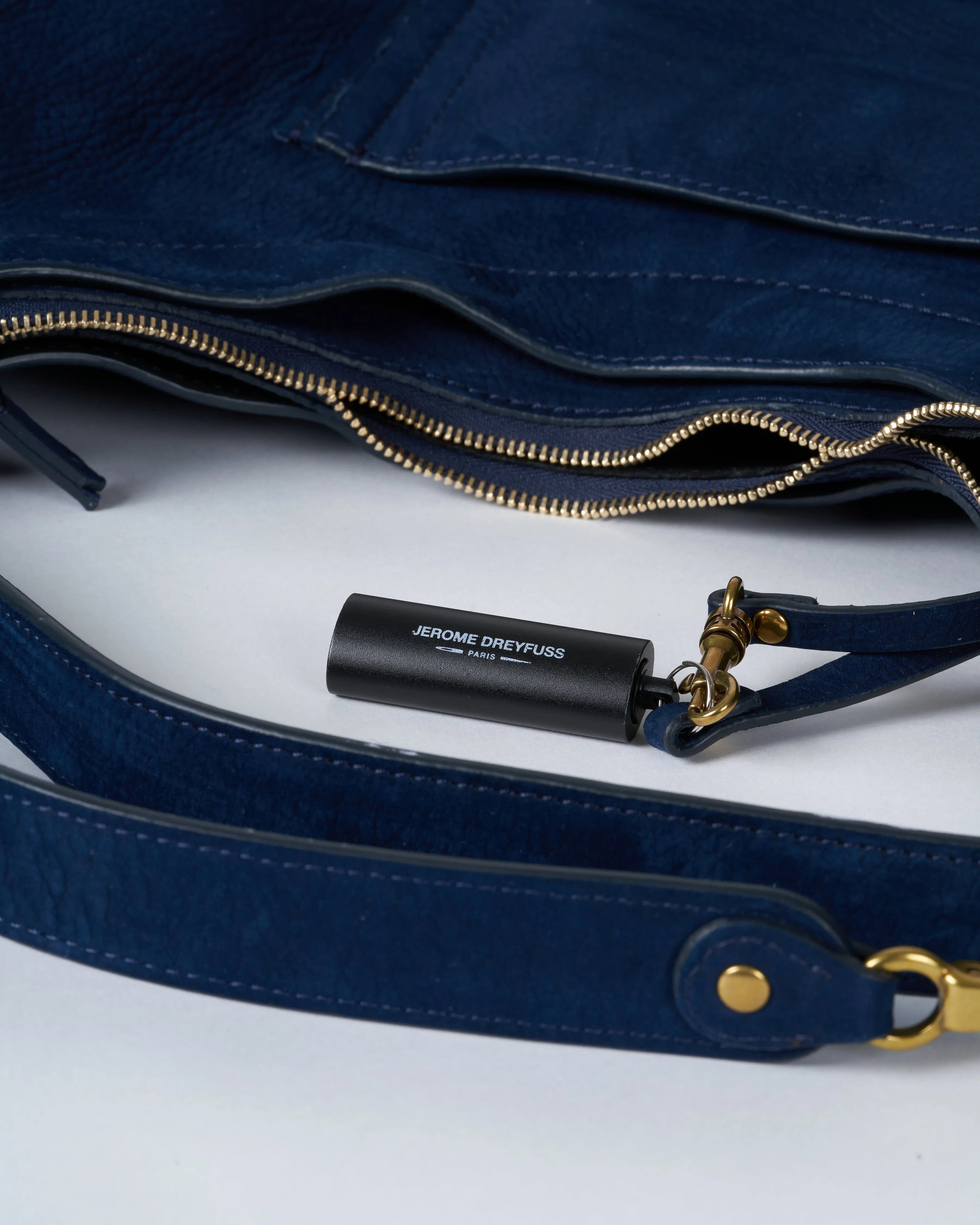 edgar bag m - marine taurillon split suede