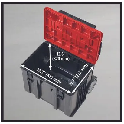 Einhell 4540023 E-Case L Large Rolling Tool Case
