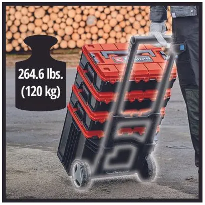 Einhell 4540023 E-Case L Large Rolling Tool Case