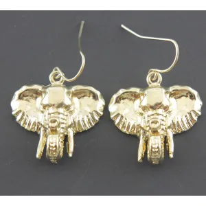 Elephant Earrings Gold