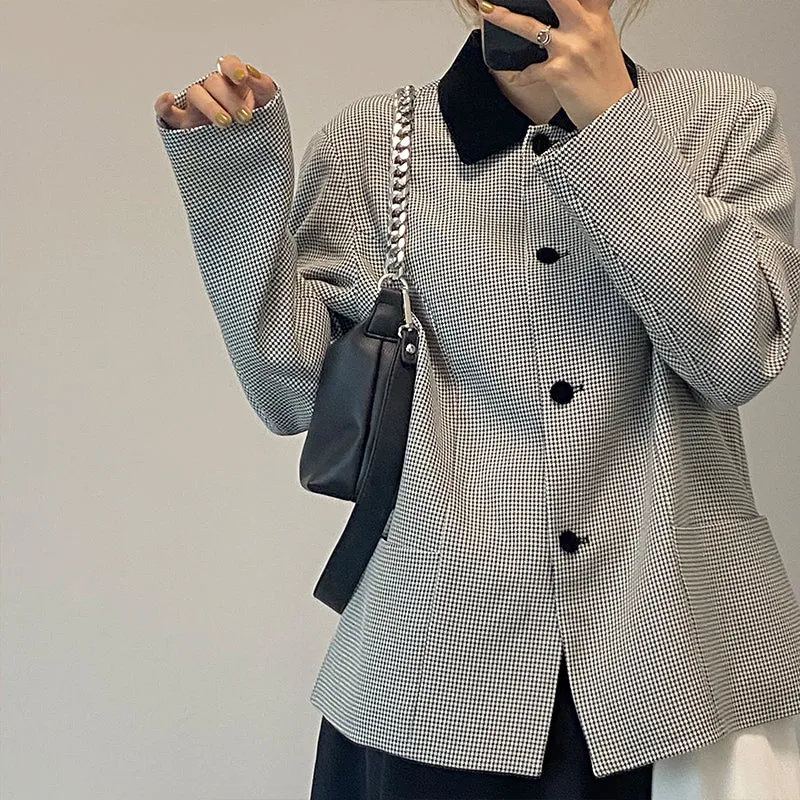 Eline Faux Leather Black Double Silver Chain Handbag