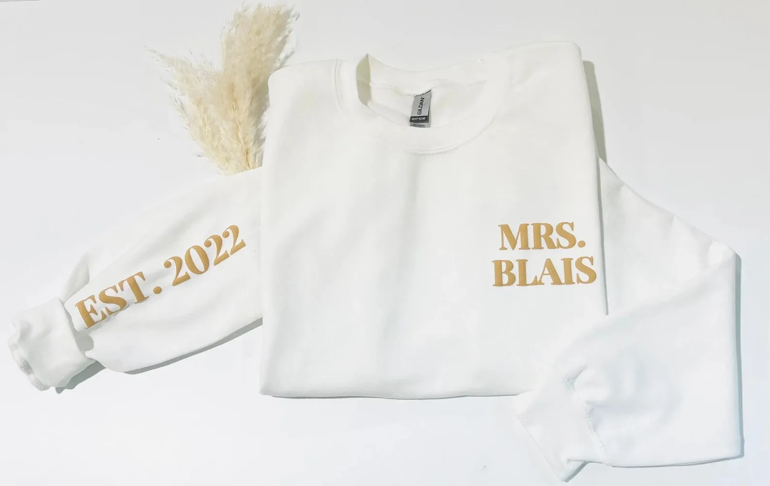 Embossed Engagement Crewneck Sweatshirt