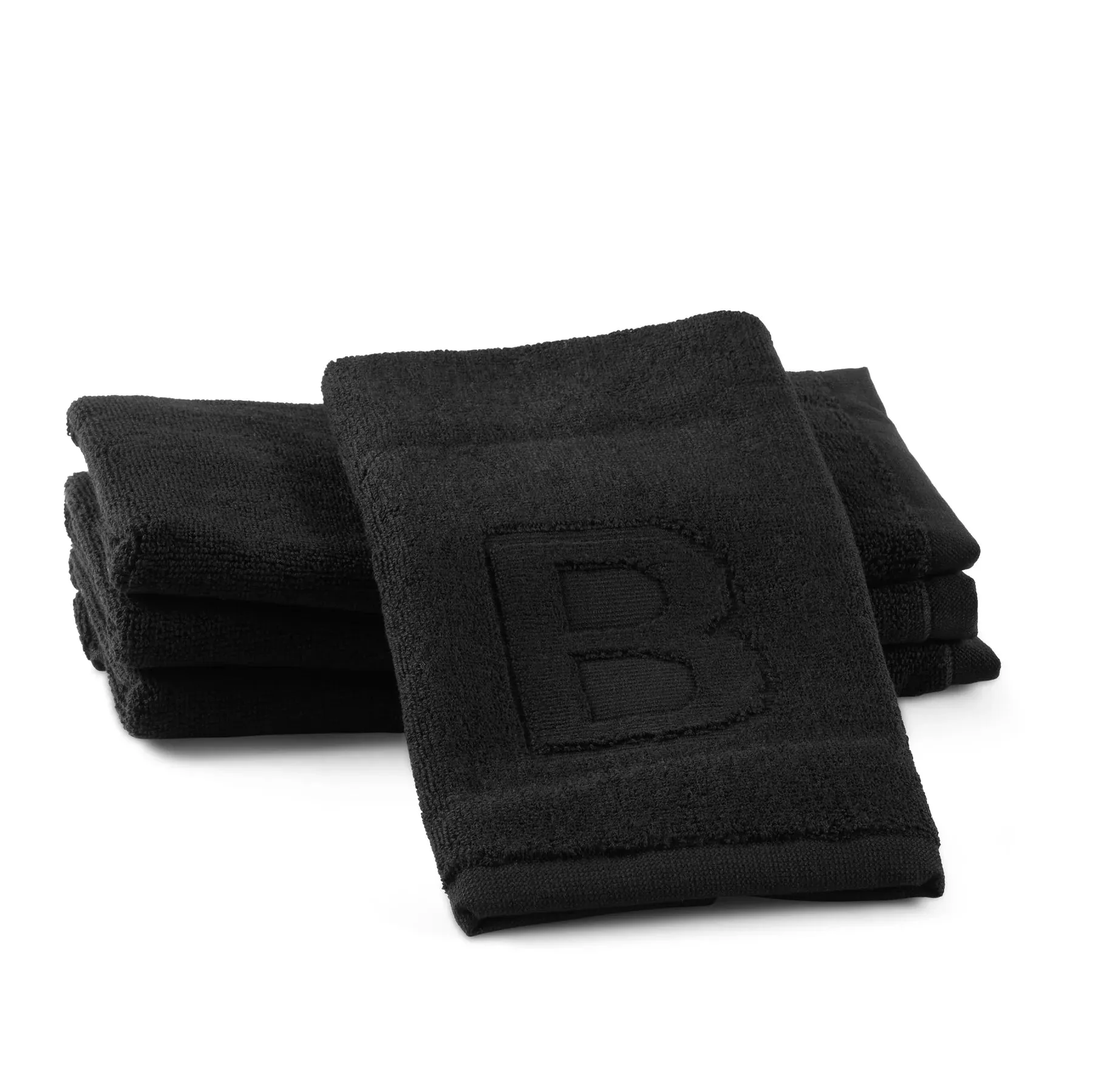 Embossed Initial Finger Towel