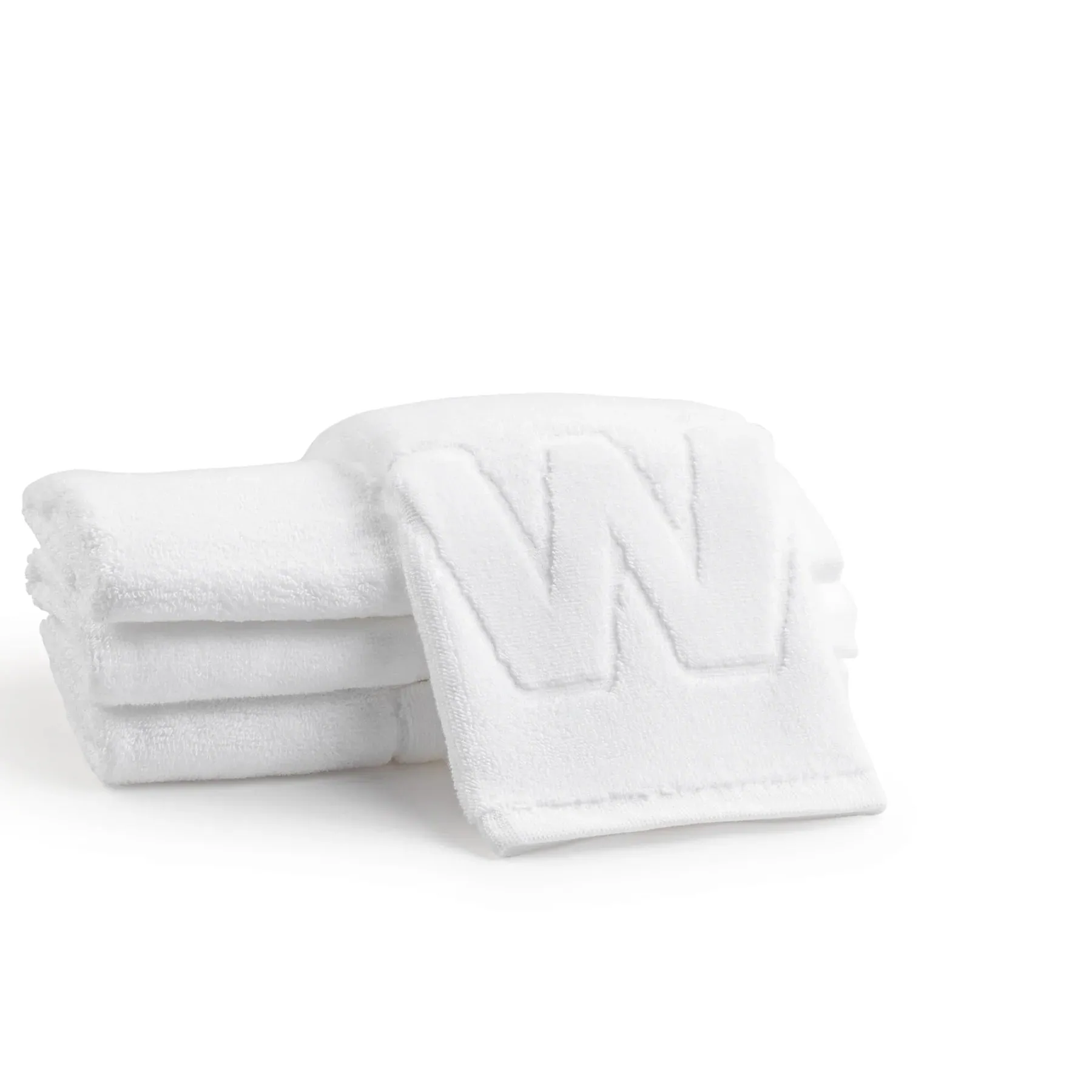 Embossed Initial Finger Towel