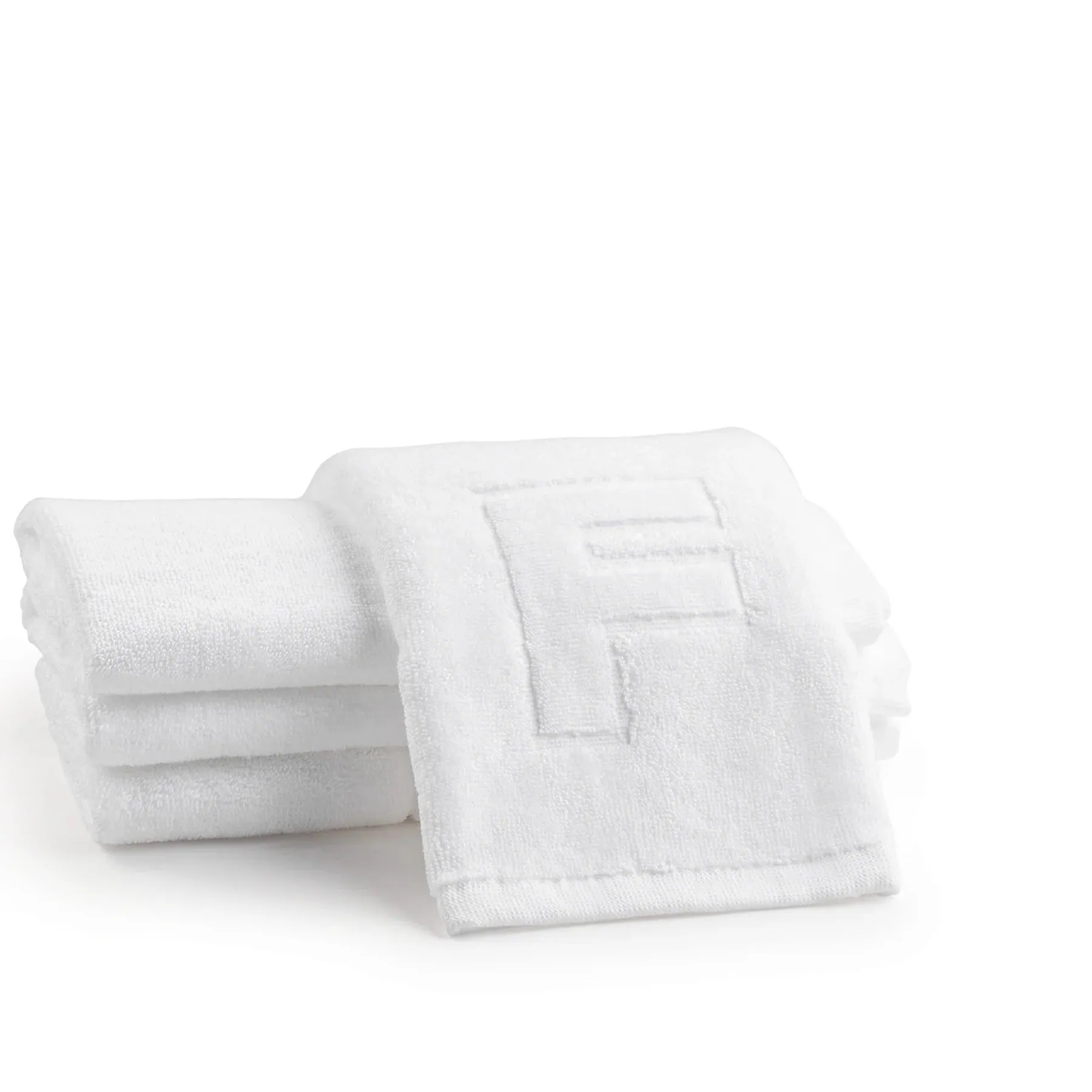 Embossed Initial Finger Towel