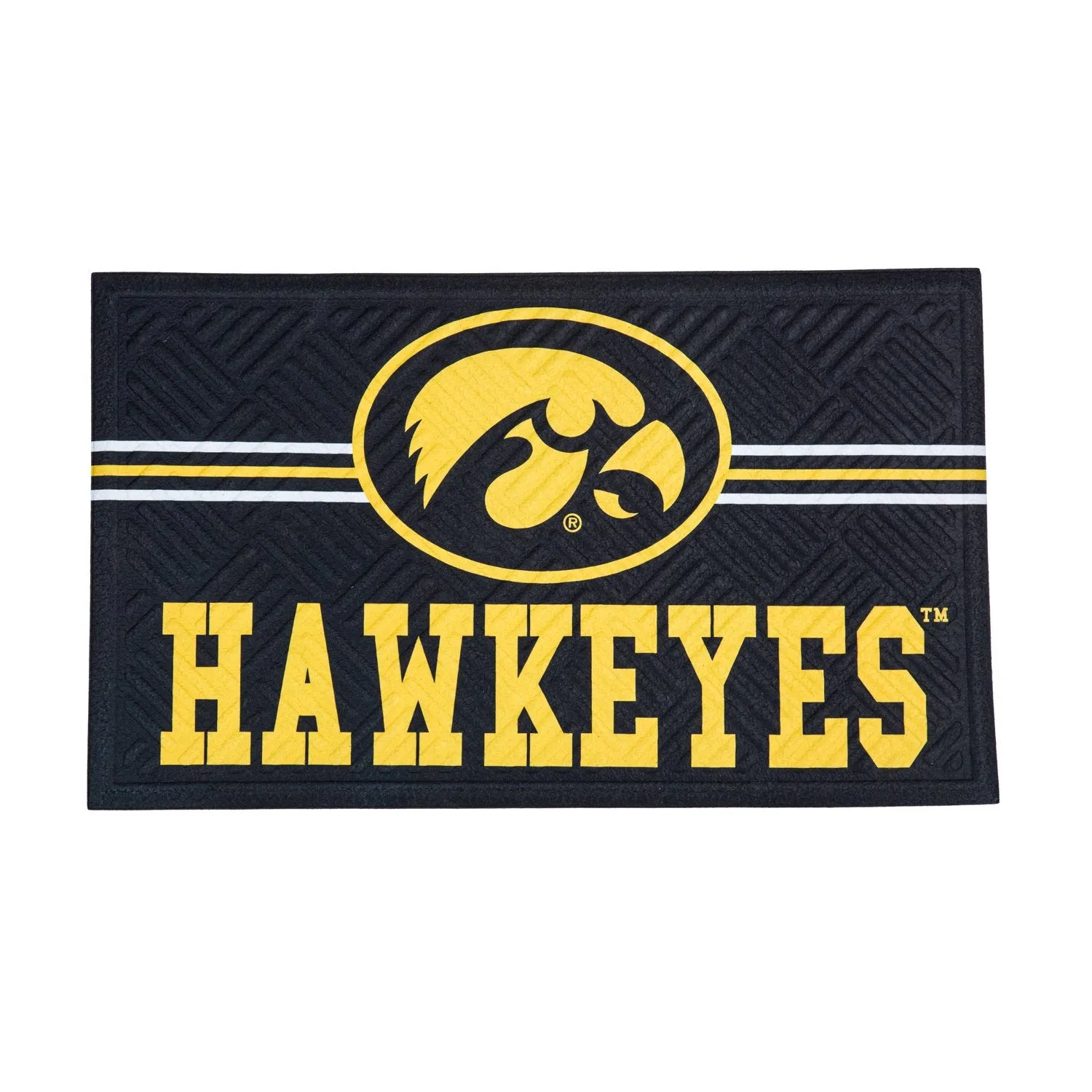 Embossed Mat, Cross Hatch, University of Iowa,41em980ch