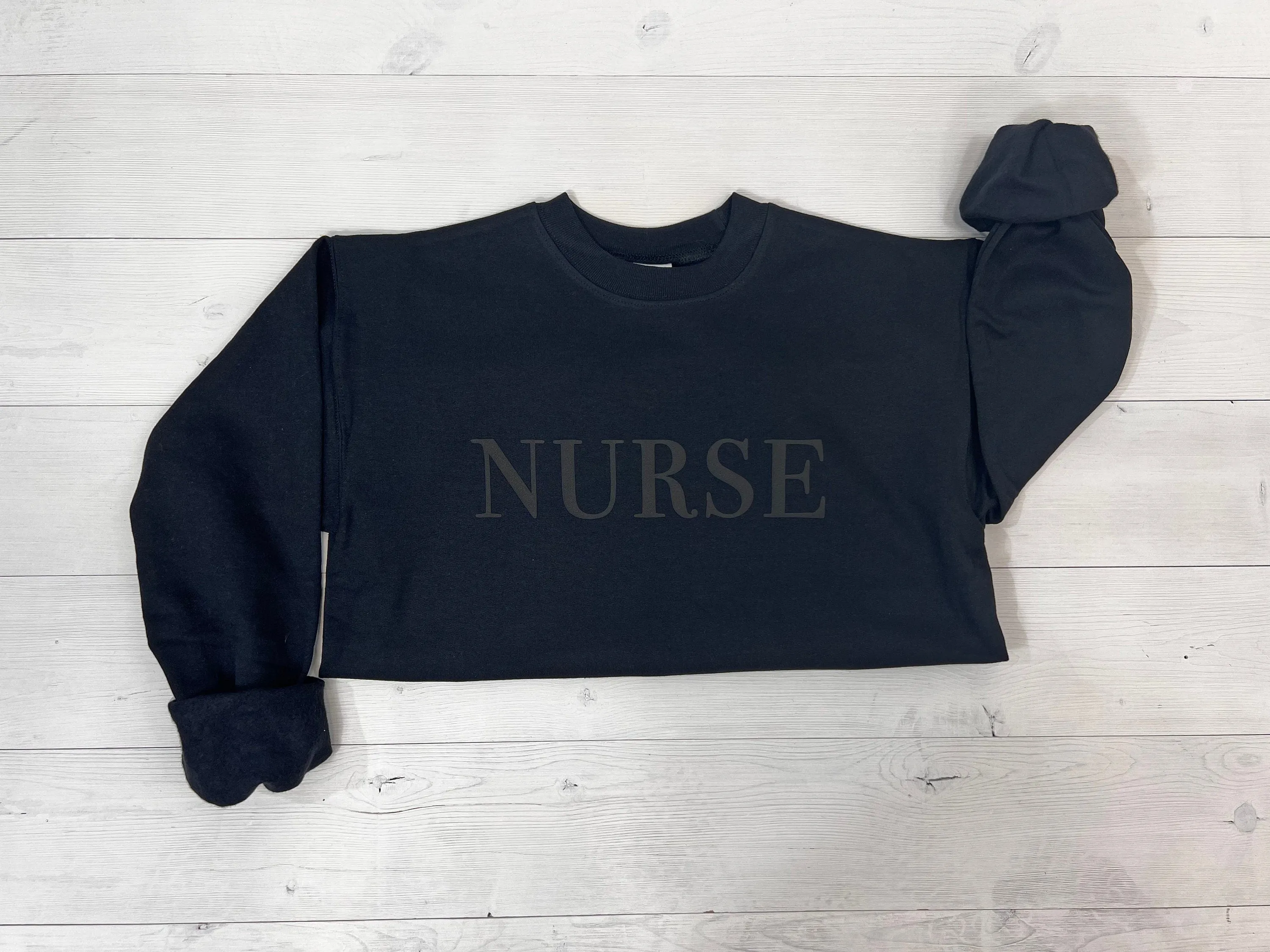 Embossed Nurse Appreciation Sweatshirt